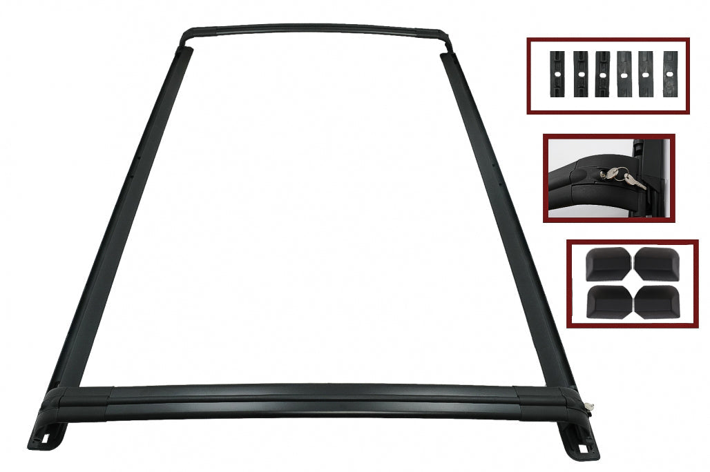 Dachgepäckträger Regenrinne Kreuzschienen-System für Range Rover Vogue III 2002-2013 Carpartstuning Austria