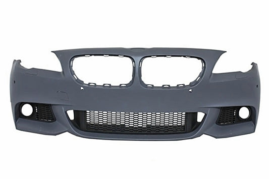 Stoßstange für BMW 5er F10 F11 11-14 M-Technik Design Gitter Doppelstreifen Schwarz Carpartstuning Austria