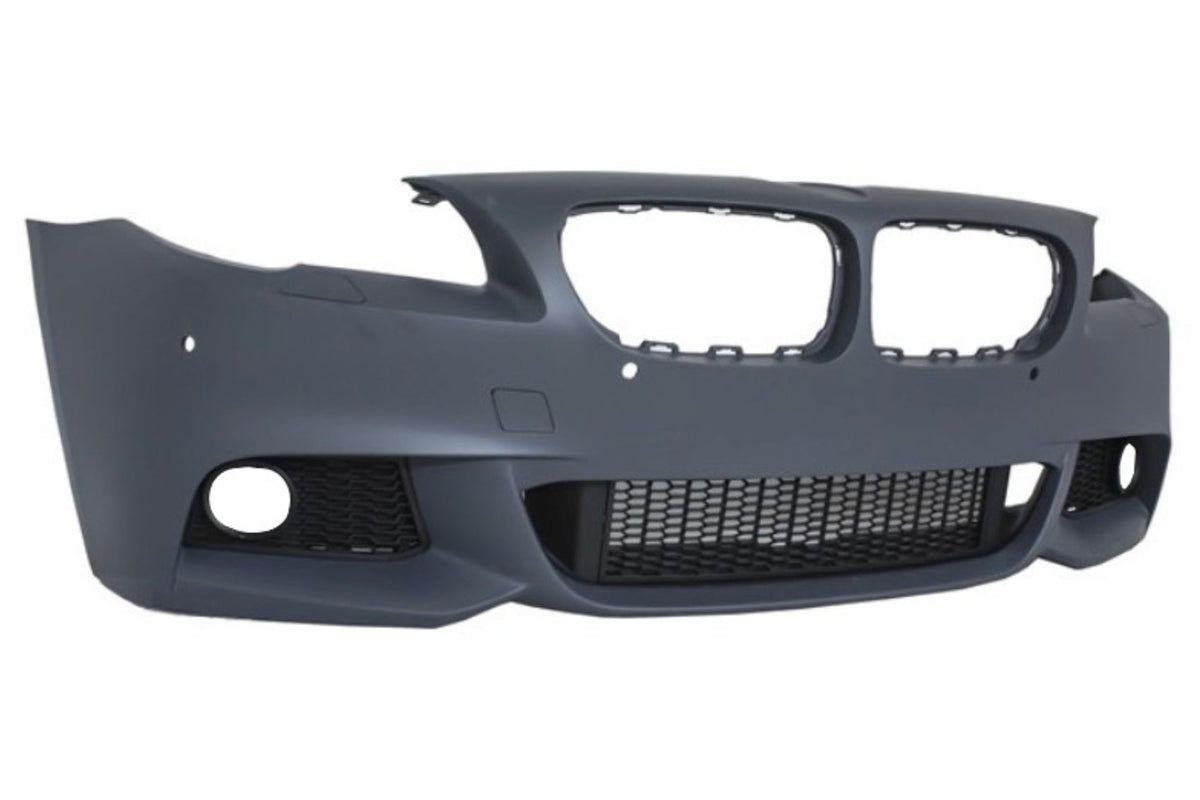 Stoßstange für BMW 5er F10 F11 11-14 M-Technik Design Gitter Doppelstreifen Schwarz Carpartstuning Austria