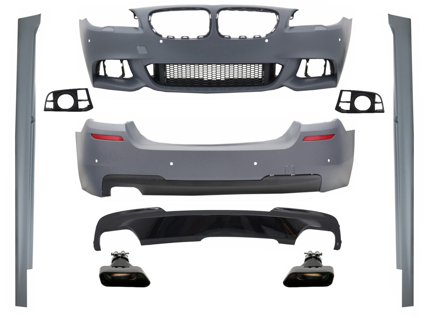 Bodykit für BMW F10 5er 14+ Stoßstange Facelift LCI M-Technik 550i Look Carpartstuning Austria