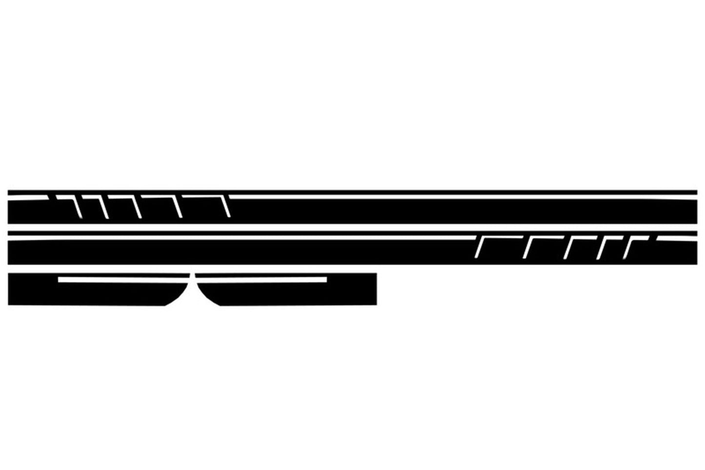 Aufkleber-Set für Mercedes CLA W117 C117 X117 13-16 W176 12-18 A45 Design Carpartstuning Austria