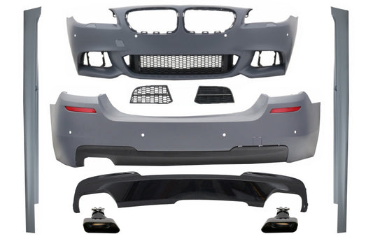 Bodykit für BMW 5er F10 10-17 Stoßstangendiffusor M-Technik 550i Design Carpartstuning Austria