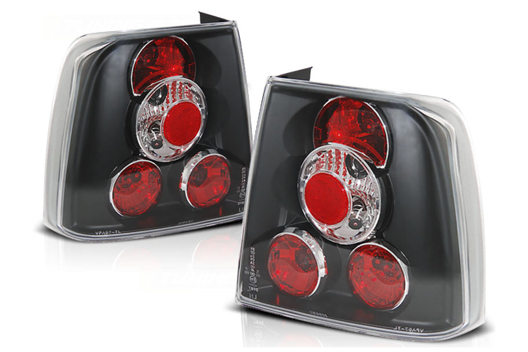 Rückleuchten für VW Passat B5 Limousine 11.1996-08.2000 Schwarz Carpartstuning Austria