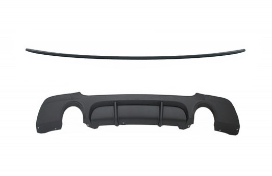 Stoßstange Diffusor für BMW 3 E92 Coupe E93 Cabrio 06-14 M Design Kofferraumspoiler Carpartstuning Austria