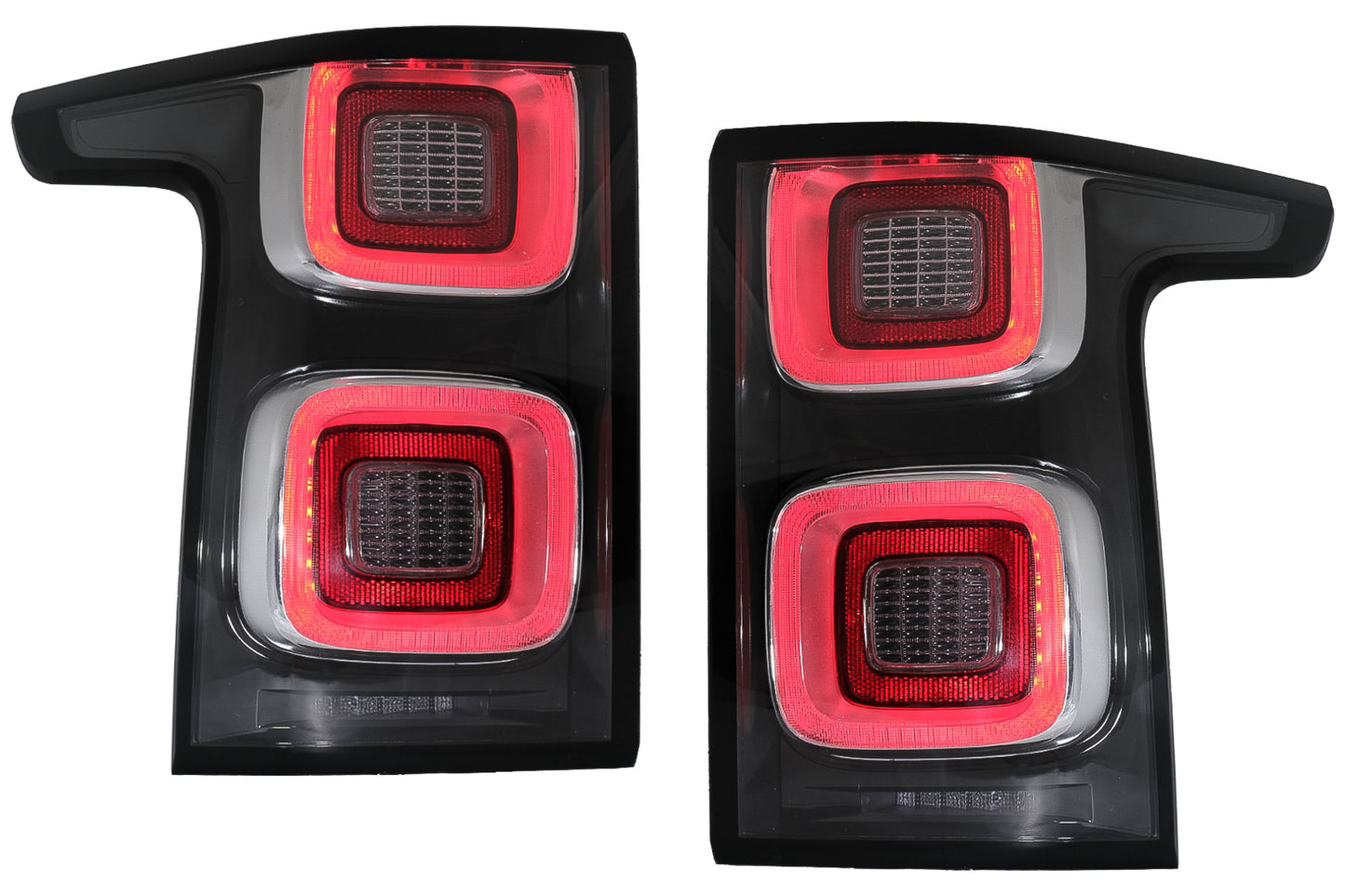 Full LED Rückleuchten für Range Rover Vogue L405 2013-2017 Facelift Look Klar Carpartstuning Austria