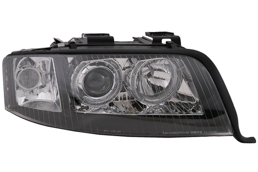 Angel Eyes Scheinwerfer Xenon für Audi A6 4B C5 06.2001-05.2004 LHD oder RHD Schwarz Carpartstuning Austria