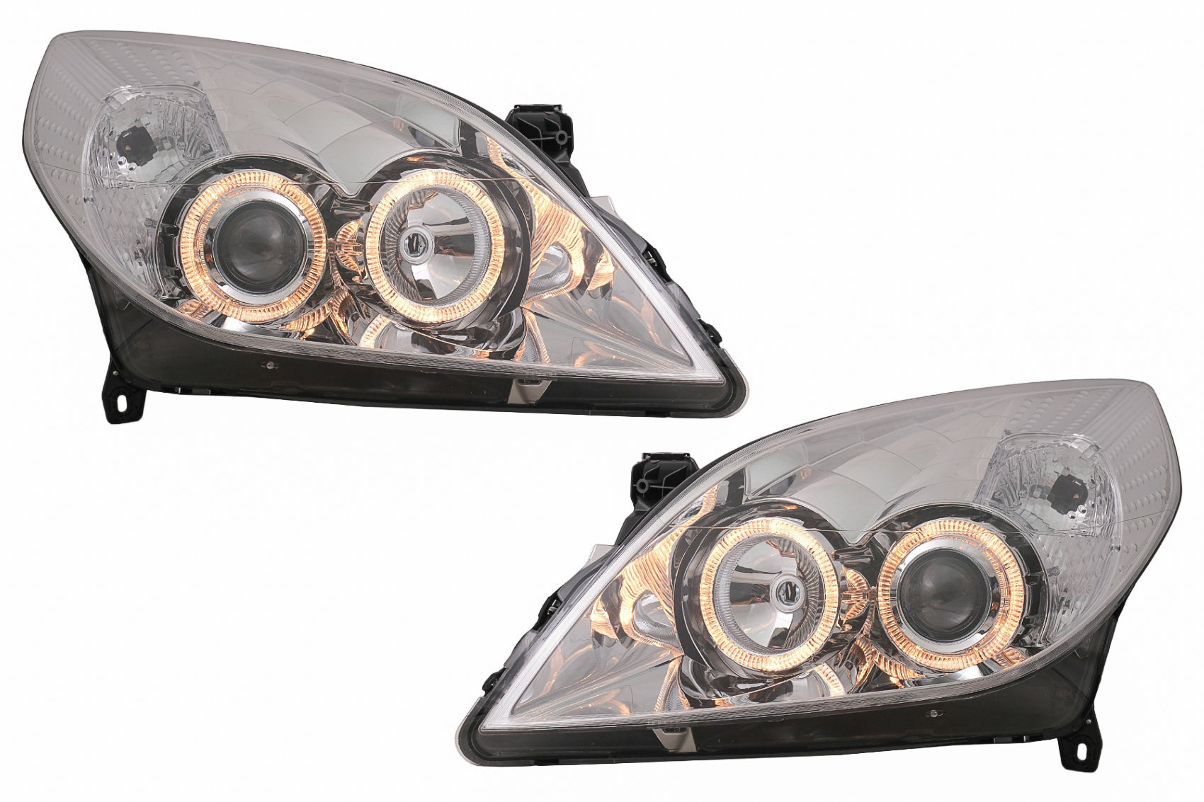 Angel Eyes Scheinwerfer für Opel Vectra C / Signum Facelift 09.2005-2008 Chrom Carpartstuning Austria