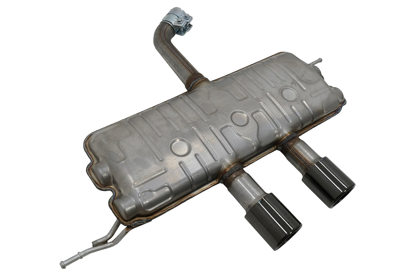 Auspuffanlage für VW Golf 5 R32 Golf 6 R20 2003-2013 Schwarze Endrohre Schalldämpfer Carpartstuning Austria