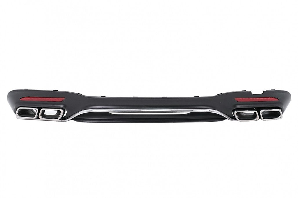 Stoßstange Diffusor Endrohre für Mercedes S-Klasse W222 MOPF Sport Line 2017-2020 S63 Design Carpartstuning Austria