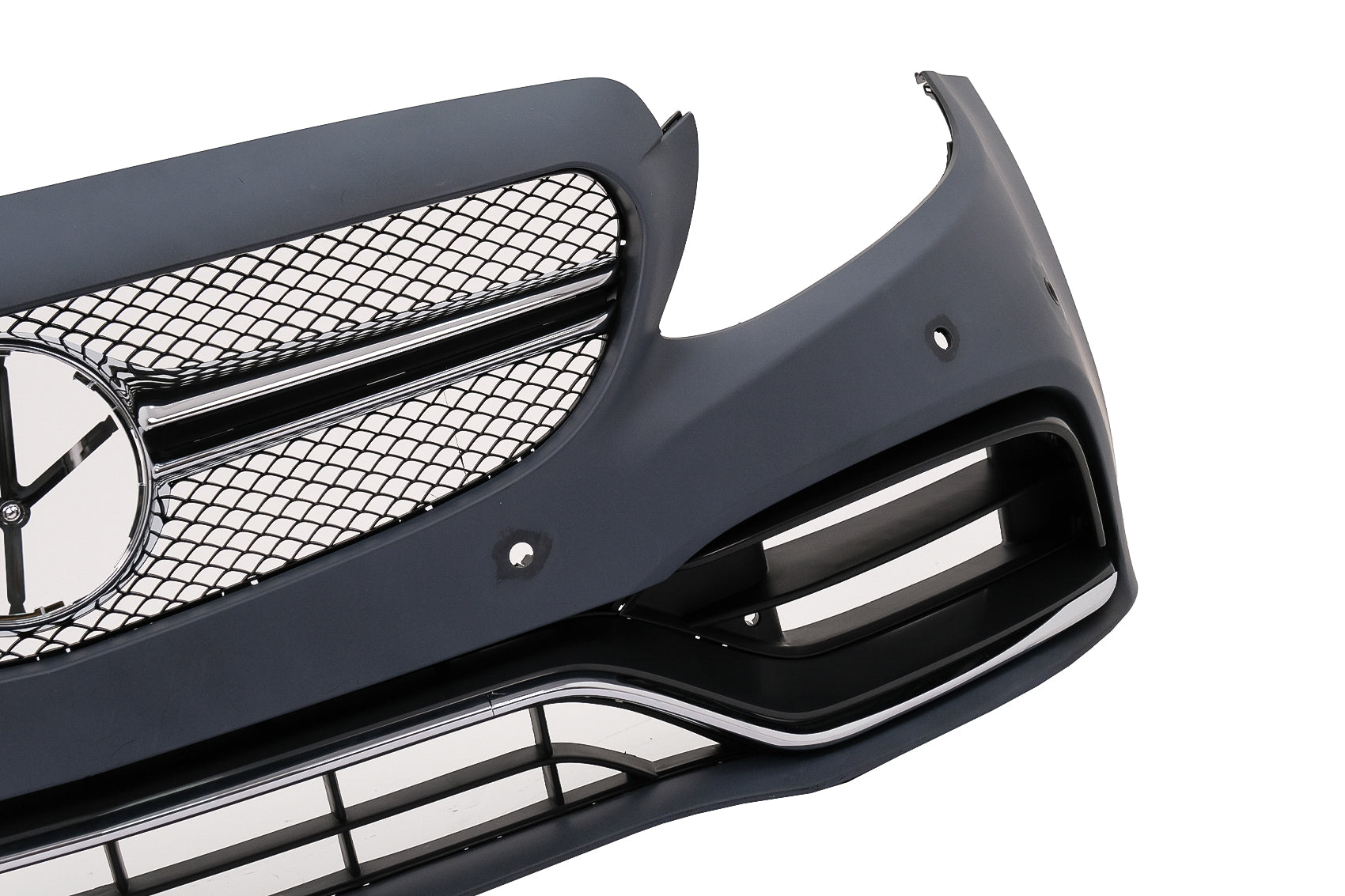 Bodykit für Mercedes C W205 Limousine 14–18 Stoßstangen Seitenschweller Auspuff Carpartstuning Austria