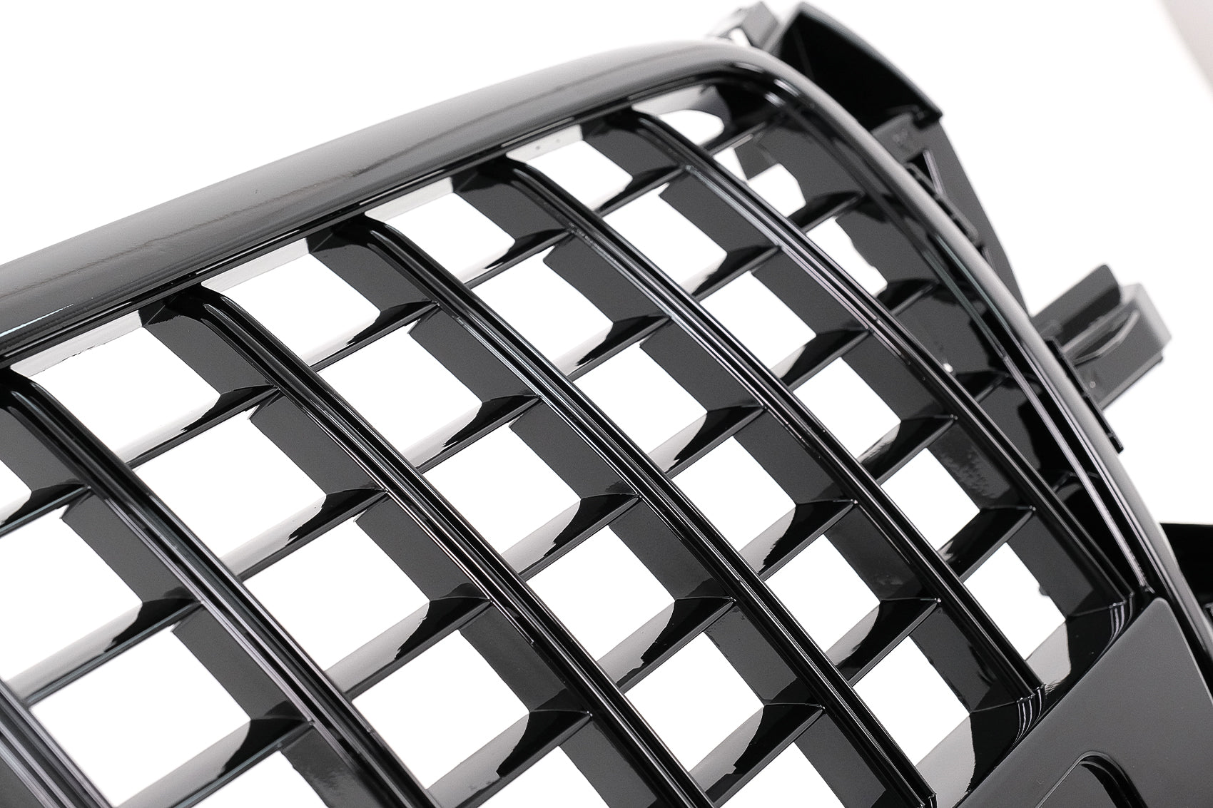Kühlergrill Ohne Emblem Gitter für Audi Q5 8R 2008-2011 Glänzend-Schwarz Carpartstuning Austria