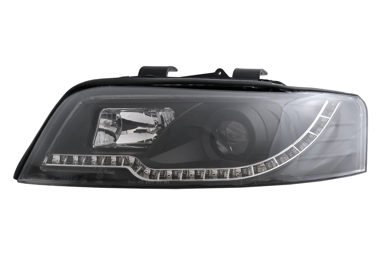 Scheinwerfer für Audi A4 B6 2000-2004 Blinker RHD / LHD Schwarz Carpartstuning Austria