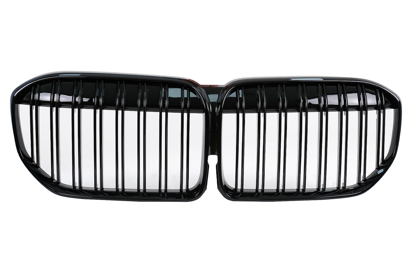 Gitter Nieren Nierengitter für BMW 7er G11 G12 LCI 2020+ Doppelstreifen M-Design Schwarz Carpartstuning Austria