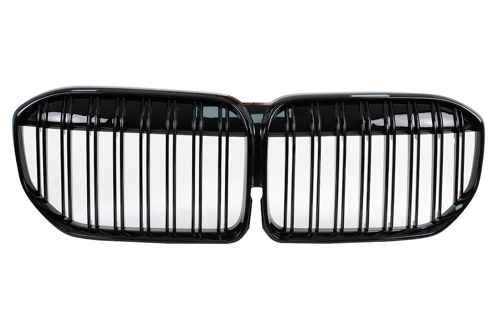 Gitter Nieren Nierengitter für BMW 7er G11 G12 LCI 2020+ Doppelstreifen M-Design Schwarz Carpartstuning Austria