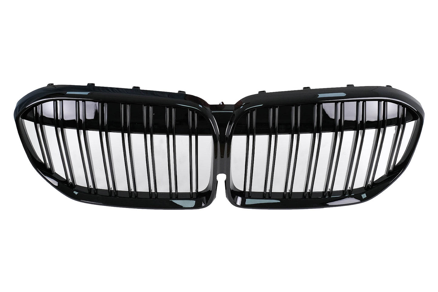 Gitter Nieren Nierengitter für BMW 7er G11 G12 LCI 2020+ Doppelstreifen M-Design Schwarz Carpartstuning Austria