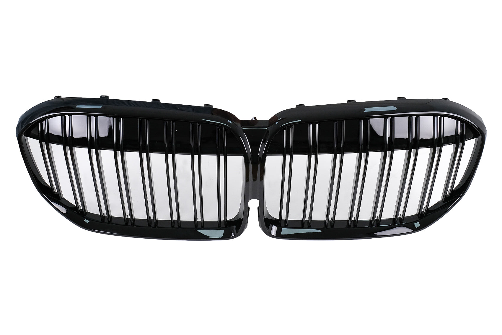 Gitter Nieren Nierengitter für BMW 7er G11 G12 LCI 2020+ Doppelstreifen M-Design Schwarz Carpartstuning Austria