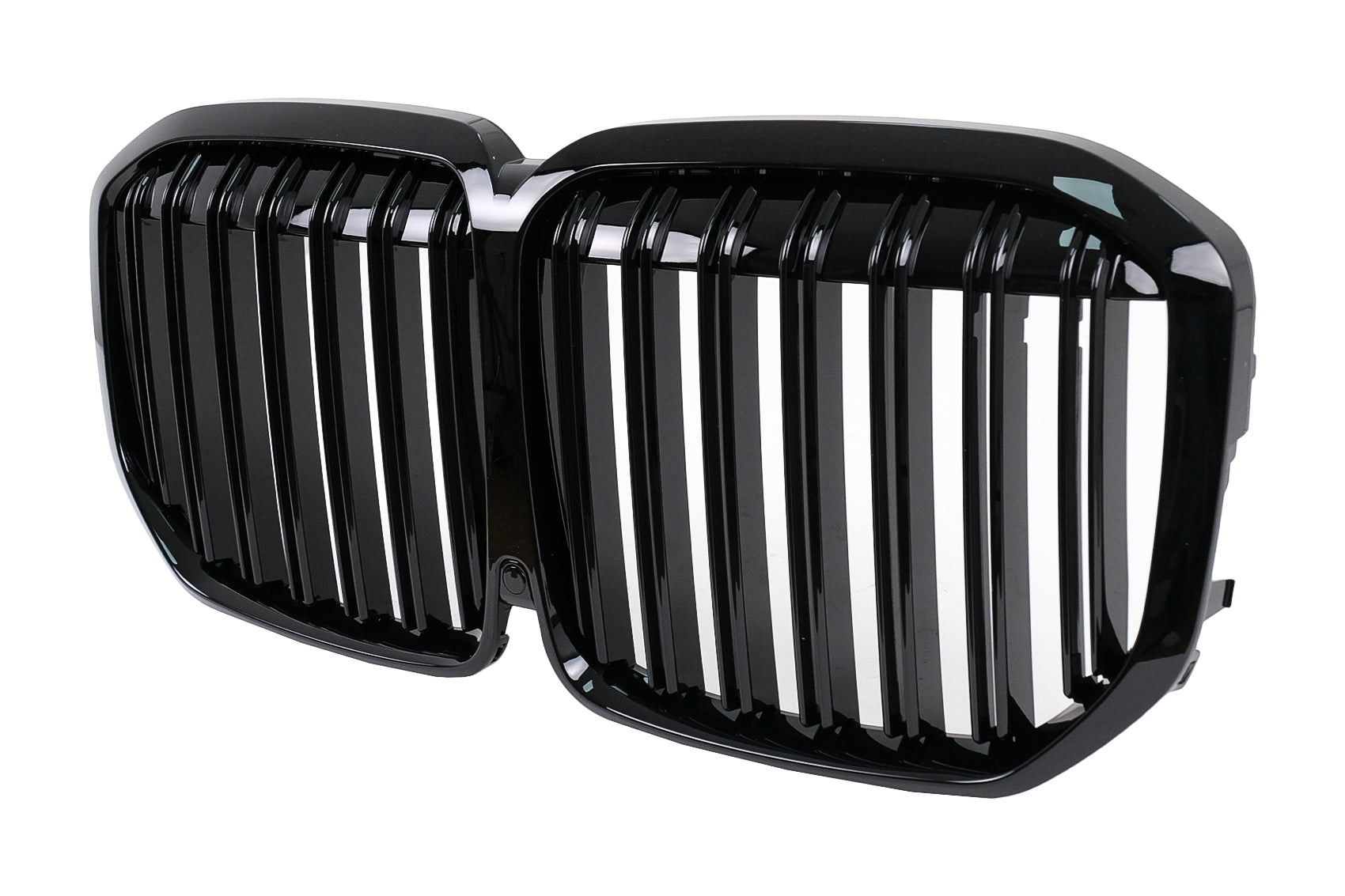 Gitter Nieren Nierengitter für BMW X7 G07 2018–2022 Doppelstreifen M-Design Schwarz Carpartstuning Austria