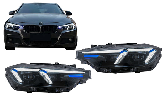 LED-Scheinwerfer für BMW 3 F30 F31 11-05.15 Upgrade auf G20 2024-Design für Halogen Carpartstuning Austria
