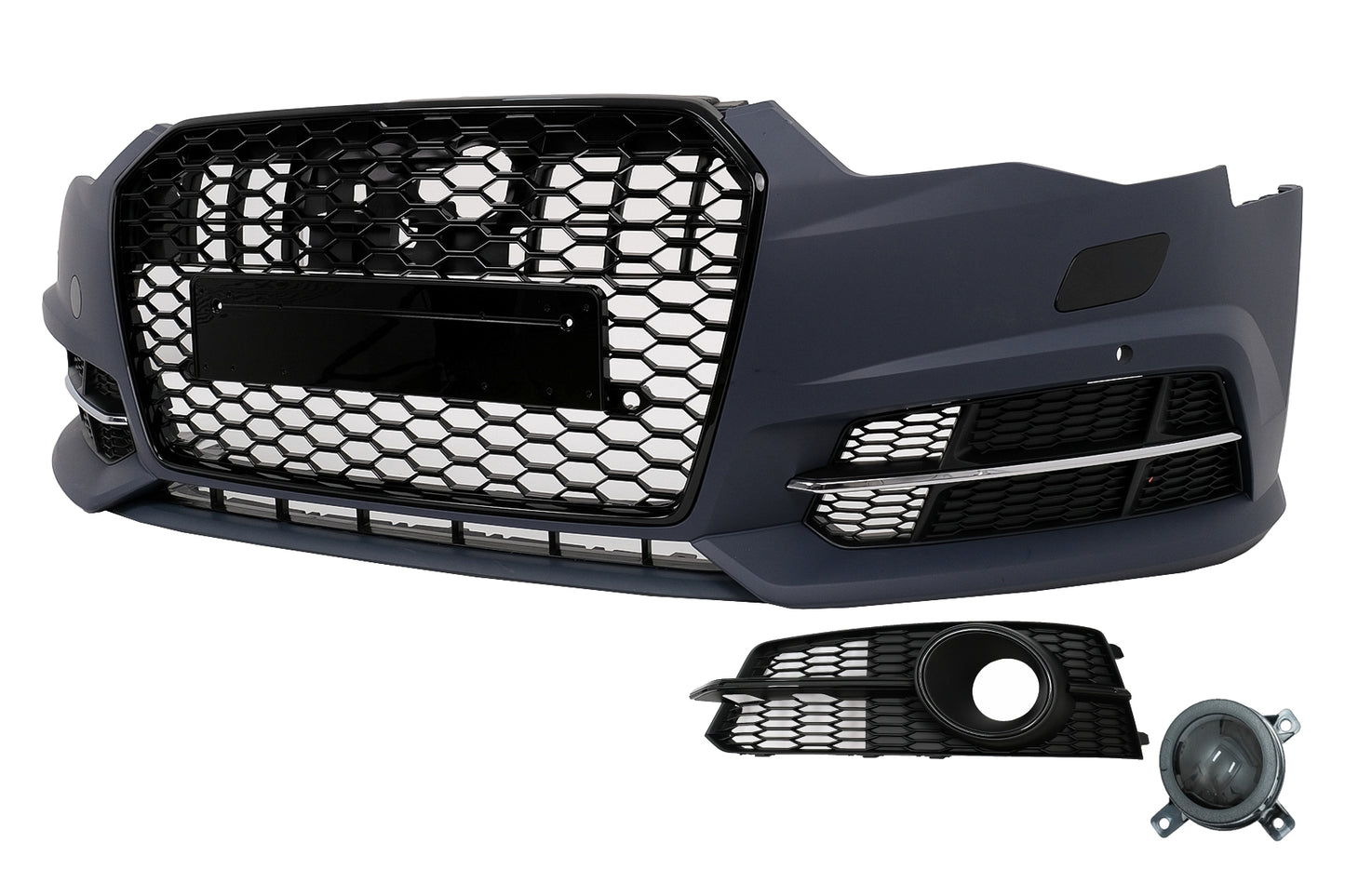 Bodykit für AUDI A6 C7 4G Limousine 11-2017 Umbau auf 2018 Design Stoßstange Lichter Kühlergrill Carpartstuning Austria