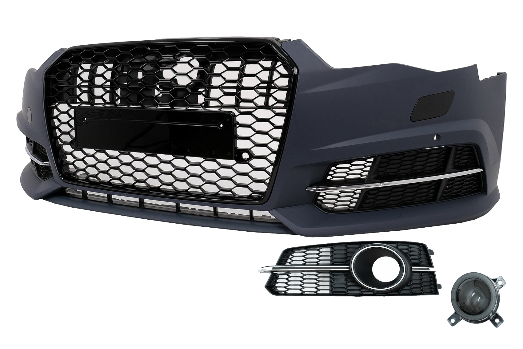 Bodykit für AUDI A6 C7 4G Limousine 11-2017 Umbau auf 2018 Design Stoßstange Lichter Kühlergrill Carpartstuning Austria