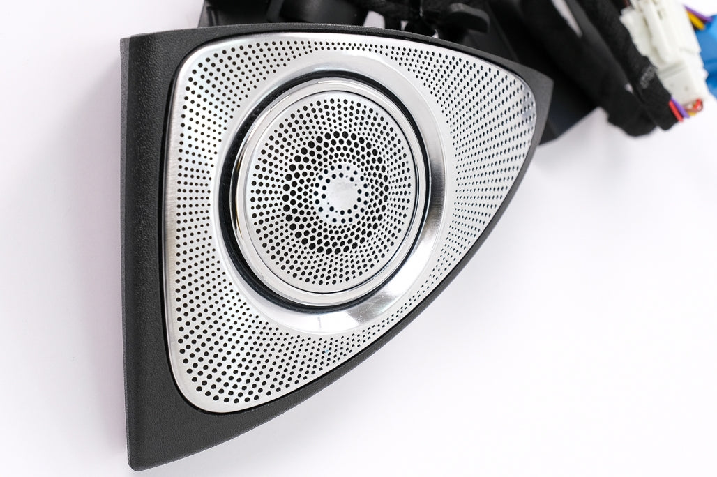 Kit AC-Lüftungsgitter 7 Farben LED Rotary Hochtöner Cover-Lautsprecher für Mercedes S-Klasse W222 Carpartstuning Austria