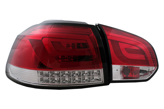 Rückleuchten Voll LED für VW Golf 6 VI 08-13 Red Smoke Sequential Dynamic LHD RHD Carpartstuning Austria