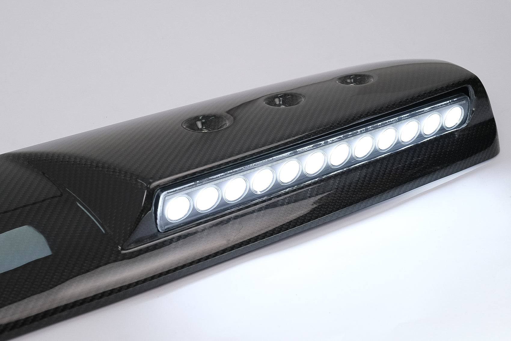 LED TFL Dachspoiler für Mercedes G-Klasse Facelift W463 W464 2018-2022 Dry Carbon Carpartstuning Austria