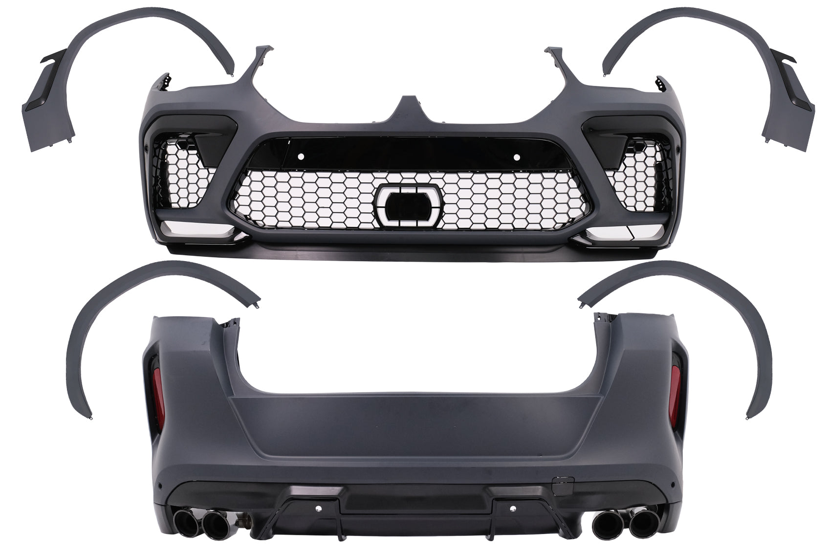 Bodykit für BMW X6 G06 2018-2022 X6M-Design Stoßstange Auspuff Endrohre Carpartstuning Austria