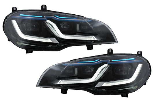 LED TFL Tagfahrlicht Scheinwerfer für BMW X5 E70 2007-2014 Umrüstung von HID auf LED Carpartstuning Austria