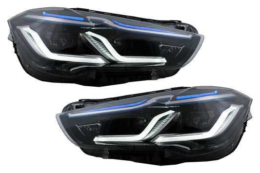 Voll LED Scheinwerfer für BMW X1 SUV F48 2015-2020 Umrüstung von Halogen auf LED Carpartstuning Austria