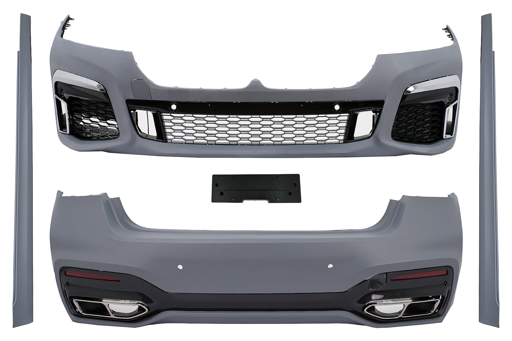 Bodykit für BMW 7er G12 LCI 2019-2022 M Technik Design Stoßstangen Seitenschweller Carpartstuning Austria