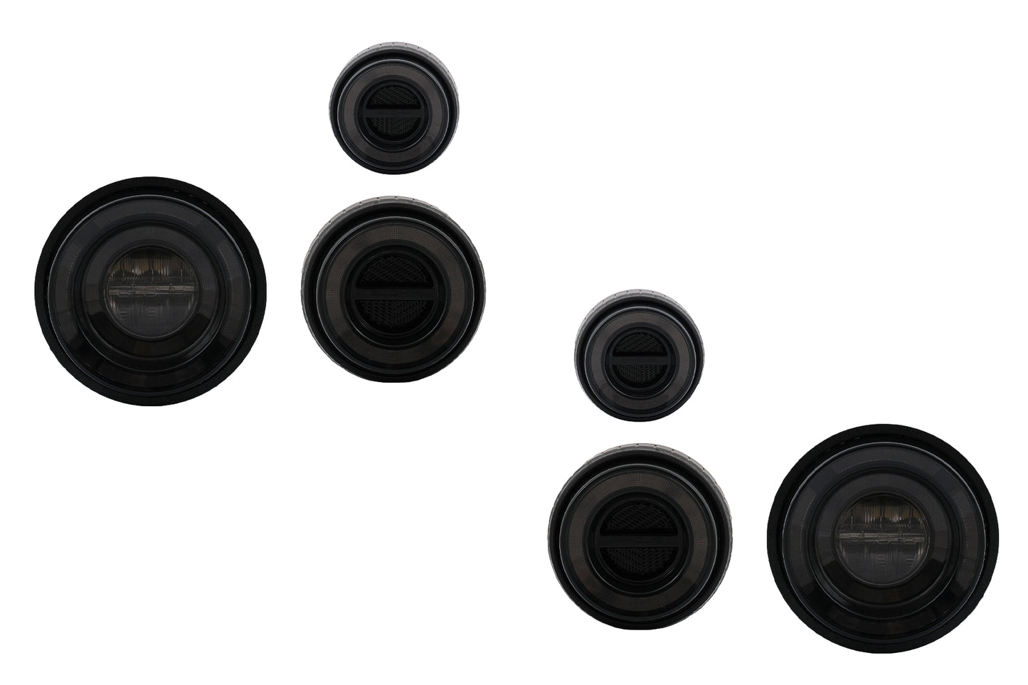 Glohh GL-2X LED Rücklichter Rückleuchten für Land Rover Defender L316 90-2016 90 110 130 Rauch Carpartstuning Austria