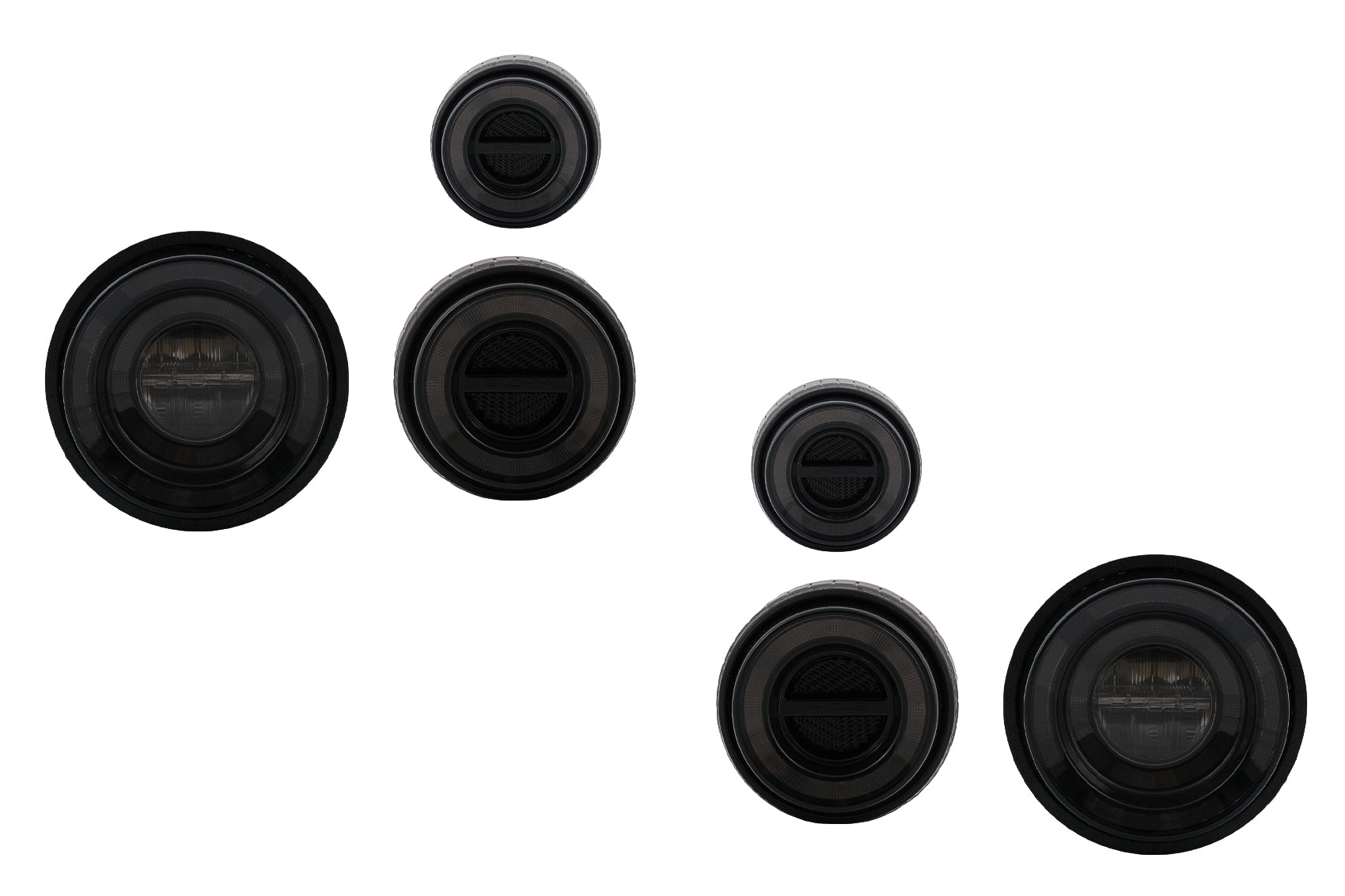 Glohh GL-2X LED Rücklichter Rückleuchten für Land Rover Defender L316 90-2016 90 110 130 Rauch Carpartstuning Austria