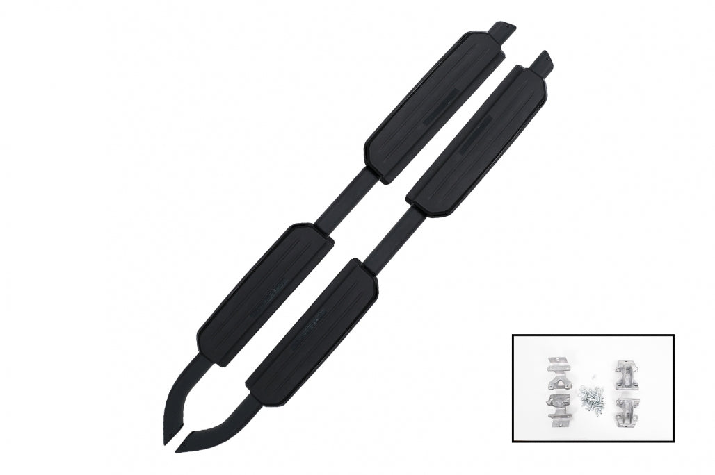 Trittbretter Seitentrittbretter für Land Rover Defender 110 L663 2020+ Schwarz Edition Carpartstuning Austria