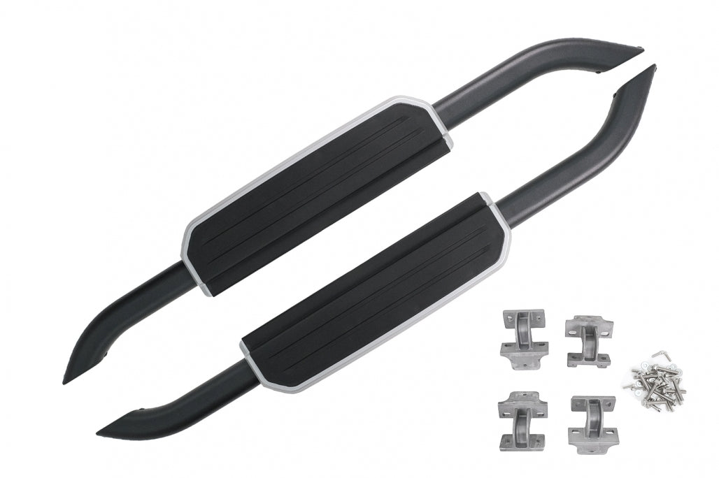 Trittbretter Seitentrittbretter für Land Rover Defender 90 L663 2020+ Schwarz Edition Carpartstuning Austria