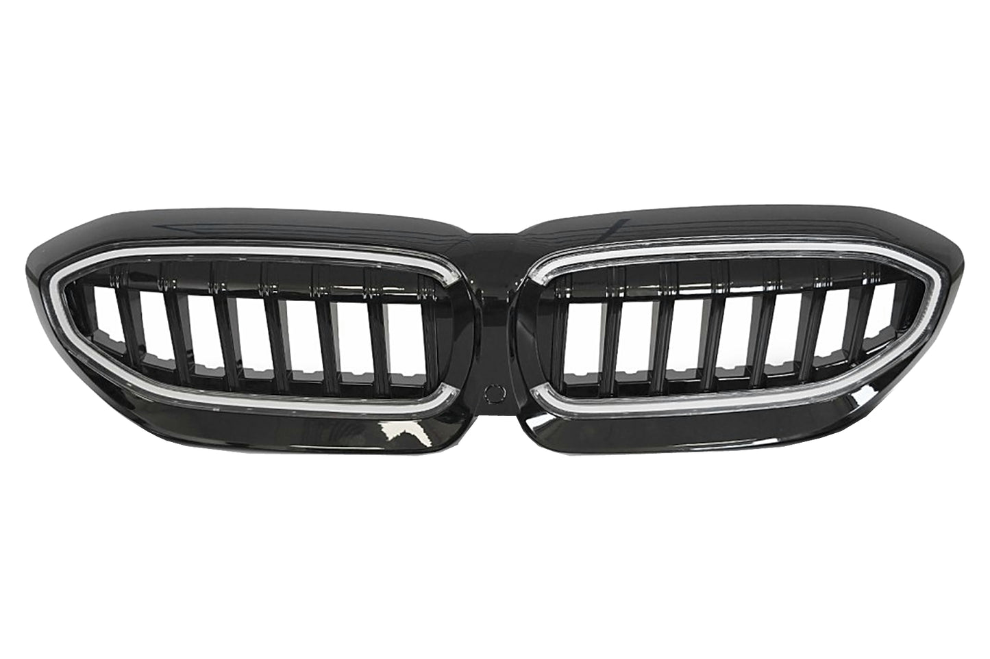 LED-Nierengitter Kühlergrill für BMW 3er G20 Limousine G21 Touring 2019-2022 Schwarz Carpartstuning Austria