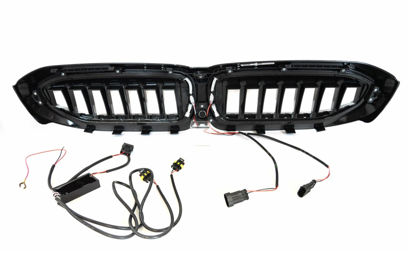 LED-Nierengitter Kühlergrill für BMW 3er G20 Limousine G21 Touring 2019-2022 Schwarz Carpartstuning Austria