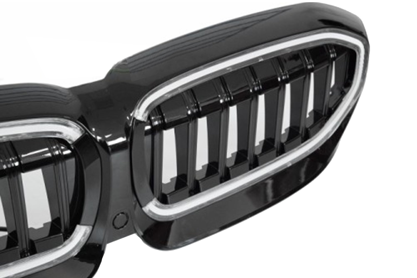 LED-Nierengitter Kühlergrill für BMW 3er G20 Limousine G21 Touring 2019-2022 Schwarz Carpartstuning Austria