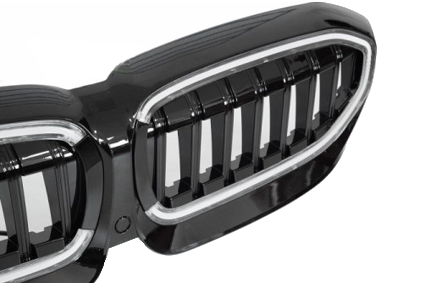 LED-Nierengitter Kühlergrill für BMW 3er G20 Limousine G21 Touring 2019-2022 Schwarz Carpartstuning Austria