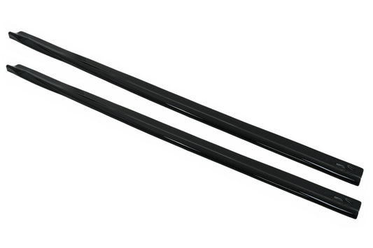 Seitenschweller Verlängerung für Mercedes A-Klasse W176 Sport Line A45 2012-2018 Schwarz Carpartstuning Austria