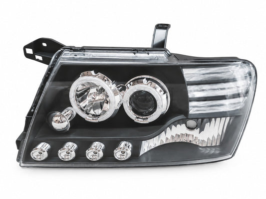 Scheinwerfer LED DRL für Mitsubishi Lancer 07-17 Dual Projector Dynamic Blinker Carpartstuning Austria