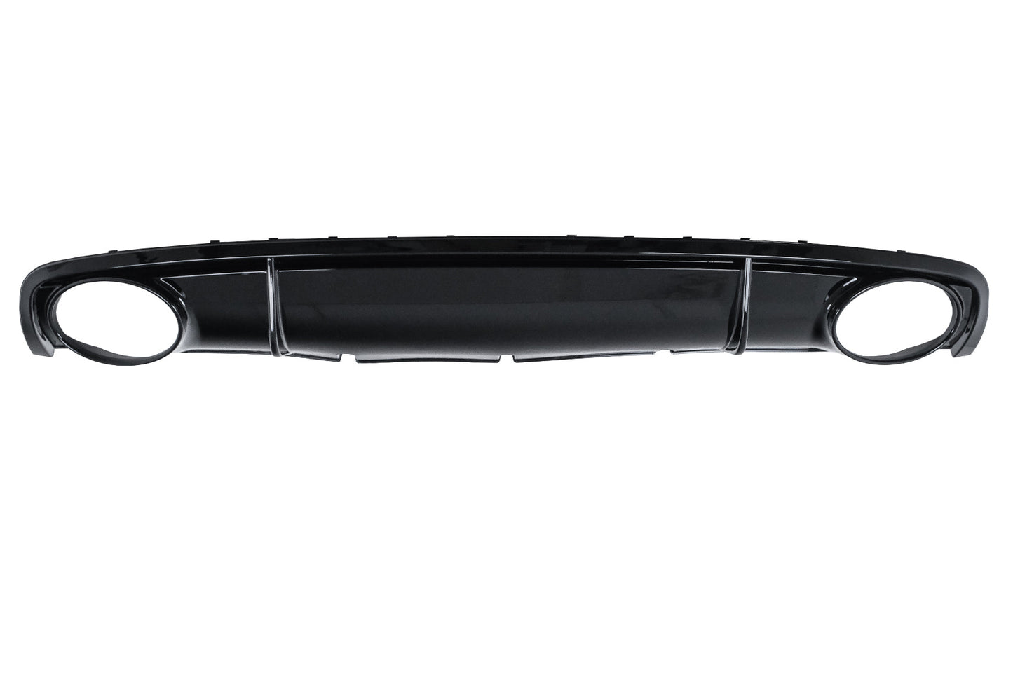 Stoßstange Diffusor Endrohre für Audi A4 B8 B8.5 MOPF 2012–2015 RS4-Look Schwarz Carpartstuning Austria