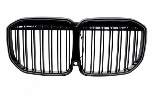Kühlergrill Beleuchtete Nieren Grills mit LED für BMW X7 G07 (2018-2022) Doppelstreifen Carpartstuning Austria