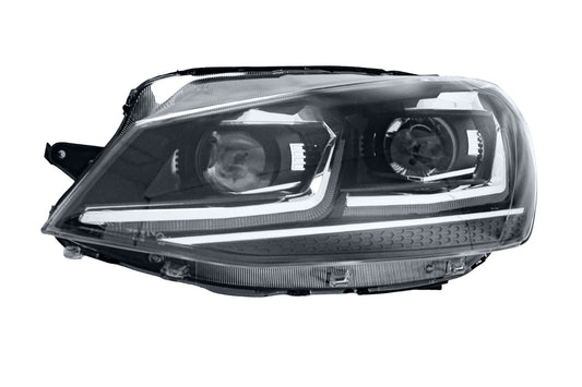 LED TFL Tagfahrlicht Scheinwerfer für VW Golf 7 VII 2012–2017 Halogen Statisches Blinklicht Carpartstuning Austria
