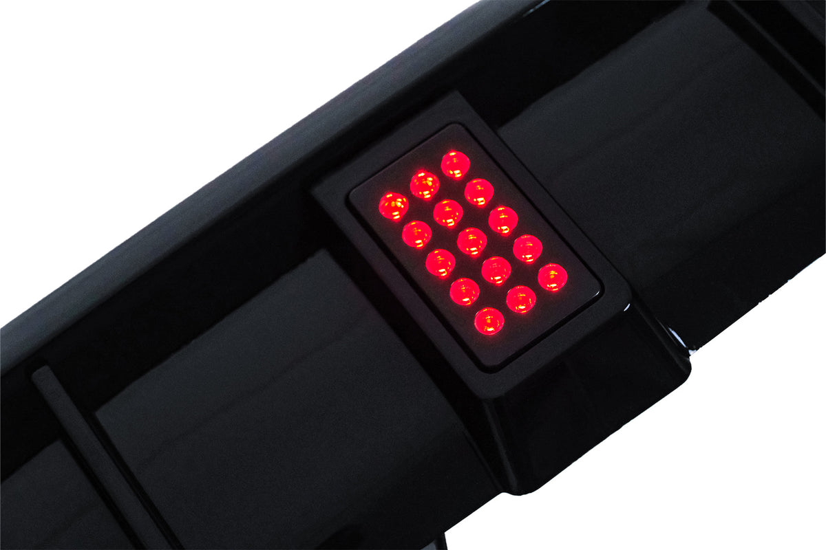 Stoßstange Diffusor mit LED für BMW 3er E90 E91 M Design 2 Auslässe Luftdiffusor Carpartstuning Austria
