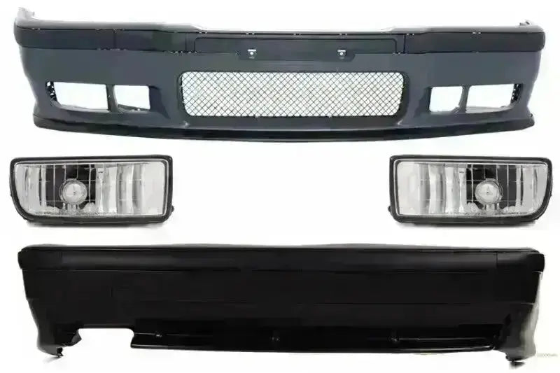 Bodykit für BMW 3er E36 1992-1998 M3 Look Mit Chrom Nebellichter CarPartsTuning