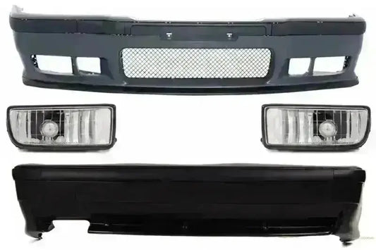 Bodykit für BMW 3er E36 1992-1998 M3 Look Mit Chrom Nebellichter CarPartsTuning
