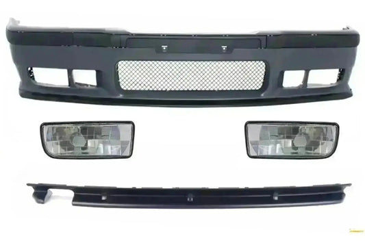 Bodykit für BMW 3er E36 92-97 Chrom Nebelscheinwerfer Heckschürze Spoiler M3 Look CarPartsTuning