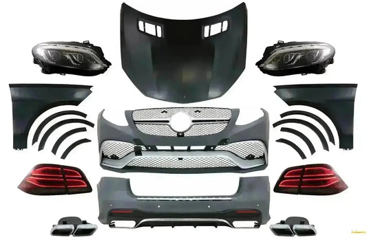 Bodykit passend für Mercedes M-Klasse W166 (2012-2015) Umbau auf GLE KITT