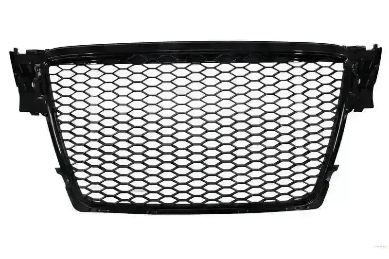 Frontgrill ohne Emblem passend für Audi A4 B8 (2007-2012) RS Design Piano Black KITT Specials